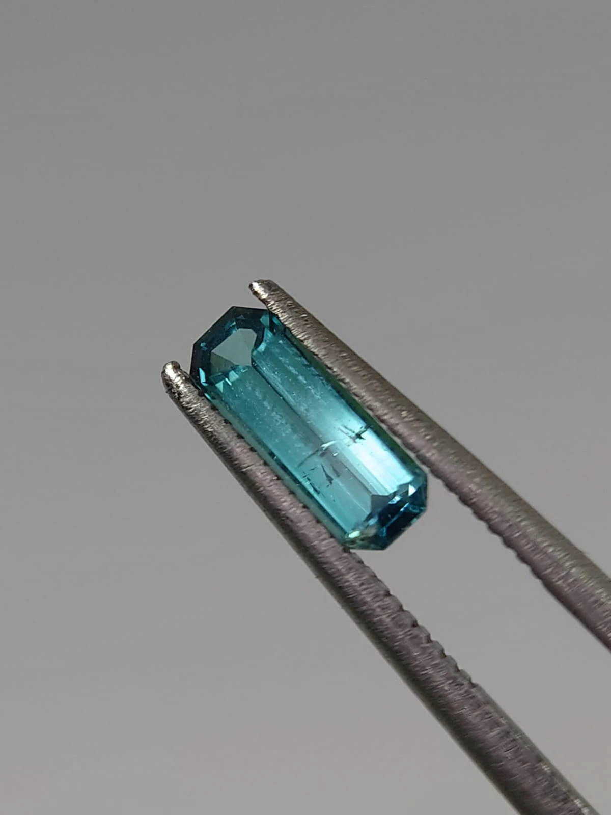 0.6ct Natural Lagoon Blue Tourmaline Emerald Shape Loose Gemstone from Afghanistan — view 5